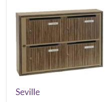 Boîtes aux lettres collectives Seville - intérieure - norme NF D 27402 à ouverture totale_0