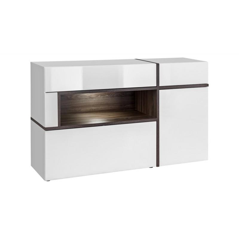 BUFFET DESIGN LED CROSS 150CM BLANC - PARIS PRIX_0