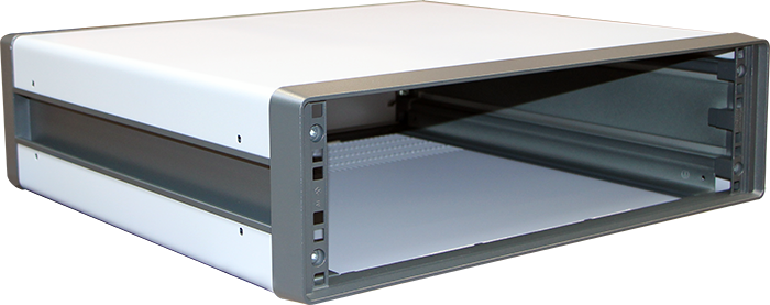 Coffret d'habillage 3U pour centrale d'alarme interphonie de sécurité - COFR 3U_0