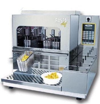 Cuiseur à pâtes automatique - 4 paniers, chauffe-sauce intégré et relevage automatique_0