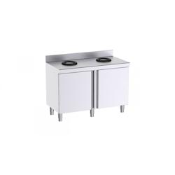 Armoire Murale Fermée Recyclée P.600mm - Distform - l150- L- P60- h85- Acier Inoxydable - 641094346850_0