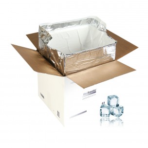 Emballages isothermes Medtraveller 23 litres avec carton - mousse polyuréthane souple, étanche et réutilisable_0