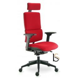 Fauteuil manager wi max dossier tissu - sokoa_0