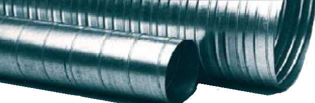 Gaine spiralée galvanisée - Acier galvanisé DXS EN 10142 - Longueur 3 mètres_0