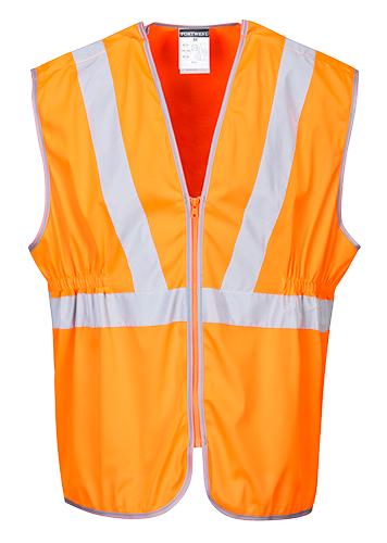 Gilet HV long orange RIS RT20 - 3XL - Bandes réfléchissantes et normes EN ISO 20471_0
