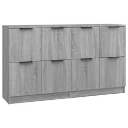 Helloshop26 - Buffet bahut commode armoire meuble de rangement organisateur cuisine salle de séjour salons lot de 2 sonoma 60 x 30 x 02_0036954 - 300_0