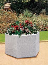 Jardinière hexagonale - Ref. 2166 - Diamètre 102 cm - Hauteur 60 cm_0