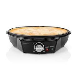 Crêpière Electrique 30 Cm Thermostat Réglable Noir Usage Non Intensif Nedis - noir 3665476602492_0
