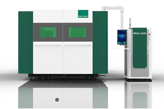 Or-pa - machine de découpe laser 2D à plateforme d'échange - Oree Laser - entièrement fermée - vitesse max 100 m/min_0