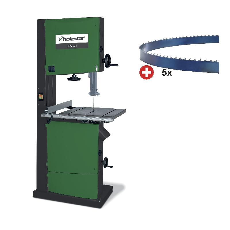 Pack scie à ruban verticale bois HBS471 avec 6 lames de scie Holzstar PACK HBS471_0