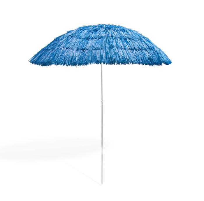 Parasol de plage hawai - de couleur bleue_0