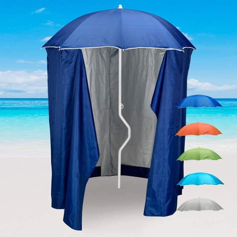 Parasol De Plage Aluminium Leger Visser Protection Uv