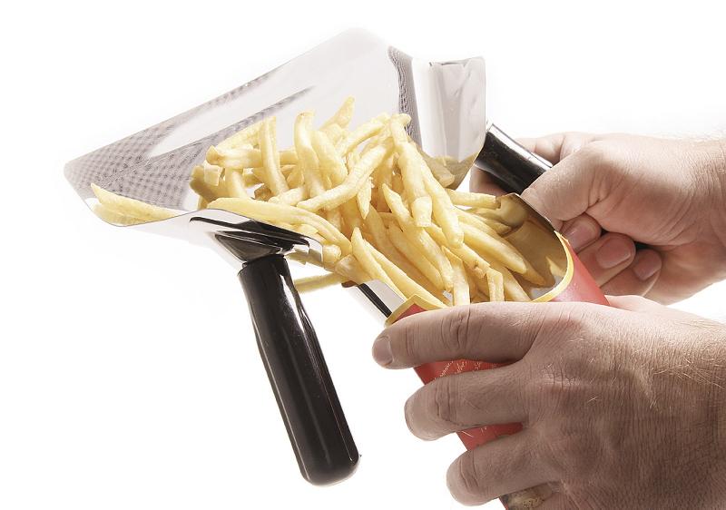 Pelle à frites en inox - 170x170 mm - 642559_0