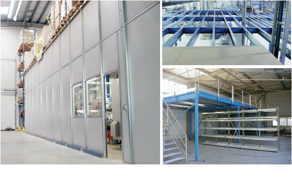 Plateforme de stockage en hauteur - Mezzanine industrielle pour ateliers et entrepôts_0