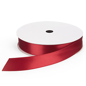 RAJA Ruban bolduc pour emballage cadeau - Bobine de 250 m x 1 cm - Rouge  effet miroir - Lot de 2