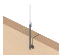 Supports d'antenne omni - fixation murale - Tube Ø48 H500 - Compact et installation simple_0