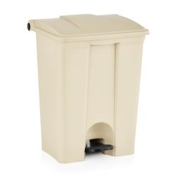 Poubelle à pédale polypro. 50.5 x 41 x 67 cm - WAS Germany - blanc plastique 1130 680_0