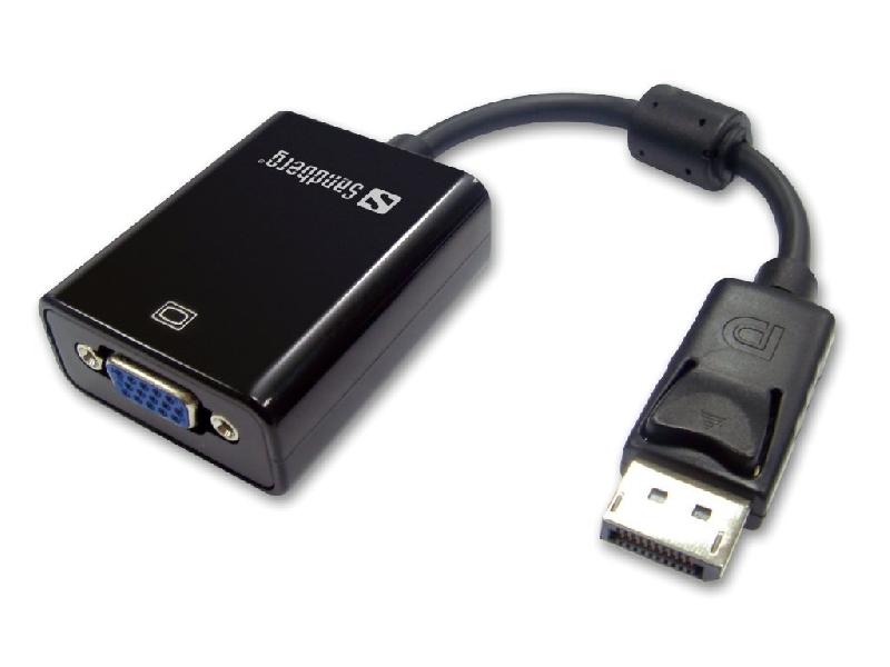 Adaptateur Sandberg DisplayPort vers VGA - VGA-Adapter - DisplayPort (M)_0