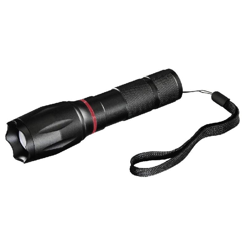 Hama Solid Pro - Lampe torche COB LED en aluminium noir (00185808)_0