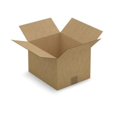 Caisse carton brune simple cannelure RAJA 30x25x20 cm, lot de 25_0