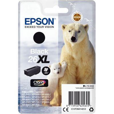 Cartouche jet d'encre Epson T262140 - Noir haute capacité - Référence C13T26214010_0