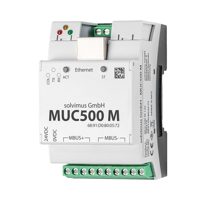 Concentrateur de données puissant - MUC500 M 125/250/500 - Pour grandes installations jusqu'à 500 charges unitaires - Interfaces M-Bus et Modbus TCP_0