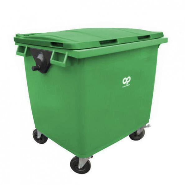 Conteneur poubelle - 1000 litres Vert_0