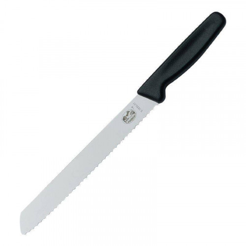 COUTEAU À PAIN DENTÉ PROFESSIONNEL NOIR VICTORINOX - 21,6 CM