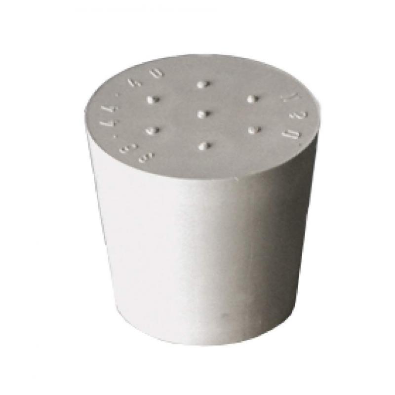 D55/47 - bouchon caoutchou gris sans trou_0
