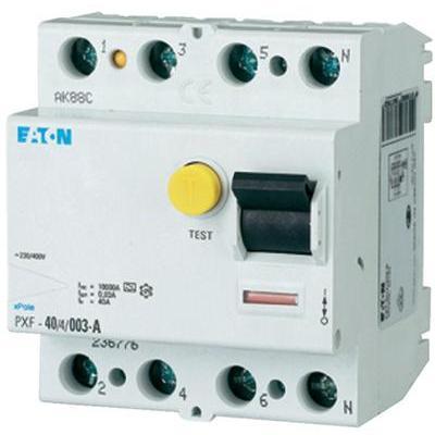 INTERRUPTEUR DIFFÉRENTIEL EATON PXF-40/4/003-A 236776 4 PÔLES 40 A 400 V