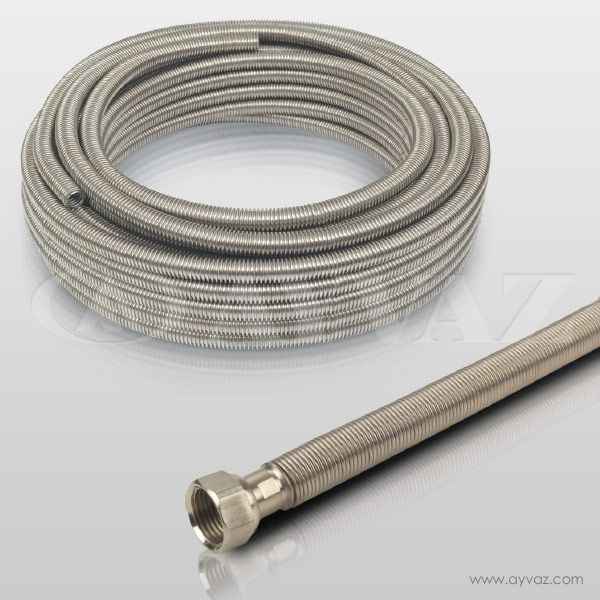 Flexible métallique - Ayvaz - sans traisse - inox AISI 316L - résistant chaleur et pression_0