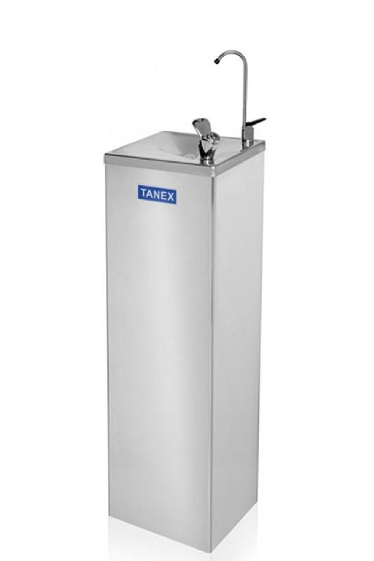 Fontaine à eau réseau - Canaletas Tanex T-6ALV - inox, thermostat réglable et col de cygne_0