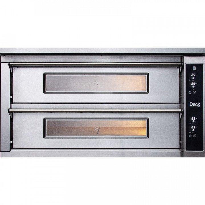 Four à sole 2 chambres 8 pizzas (Ø)300 mm, commandes électroniques, 8400 W, 400 V - TRI_0