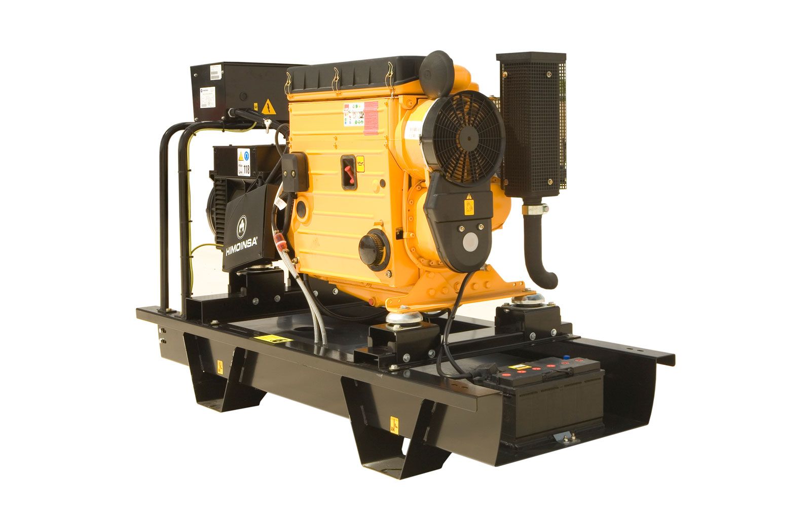 GZA1-20 T6 - Groupe électrogène industriel triphasé 20 kVA - HATZ & MECC ALTE - Diesel - 18,2kW PRP | 20,2kW Standby_0