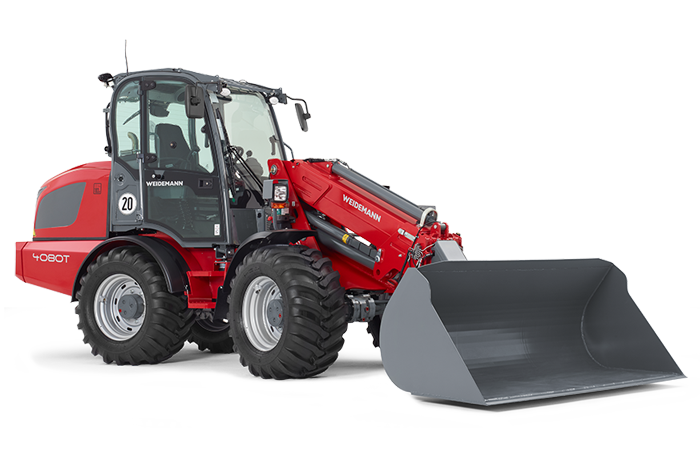 Mini-chargeuse télescopique 5.9t - Weidemann 4080T - Haute portée et confort de travail_0