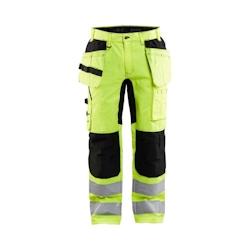 Pantalon artisan haute visibilité  EN 20471, Classe 2 +STRETCH jaune|noir T.54 Blaklader - 54 polyester 7330509546475_0