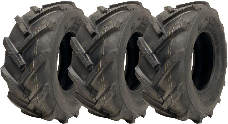 16x6.50-8 Open Centre Tyres Cleated Lug Industrial Plant Wanda P328 (Lot de 3)_0