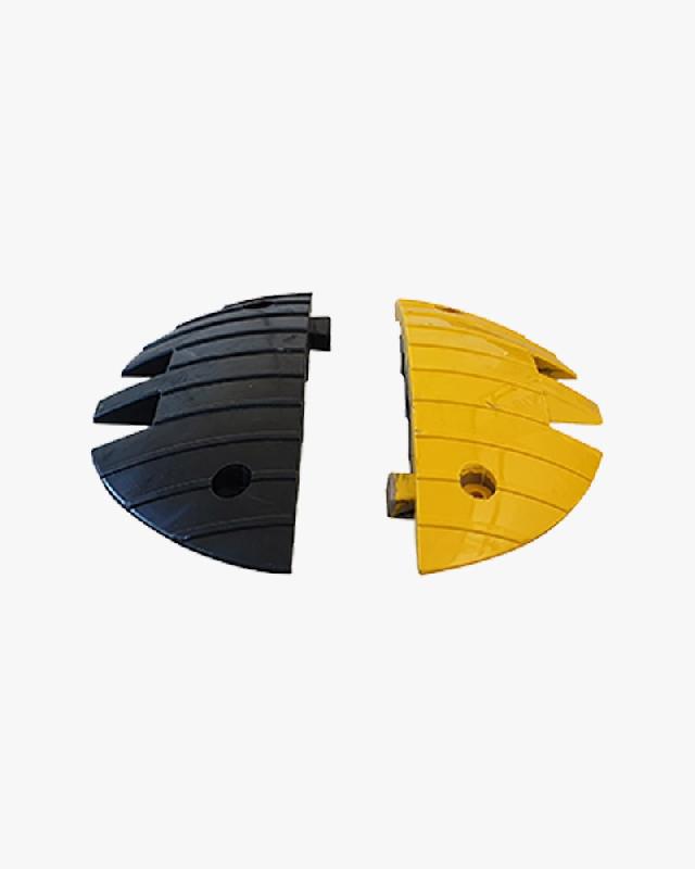 Ralentisseur poids lourds en caoutchouc – 50t Embouts x2 - (1 noir et 1 jaune)_0