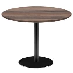 Restootab - Table Ø120cm - modèle Rome chêne montagne - marron fonte 3760371519729_0