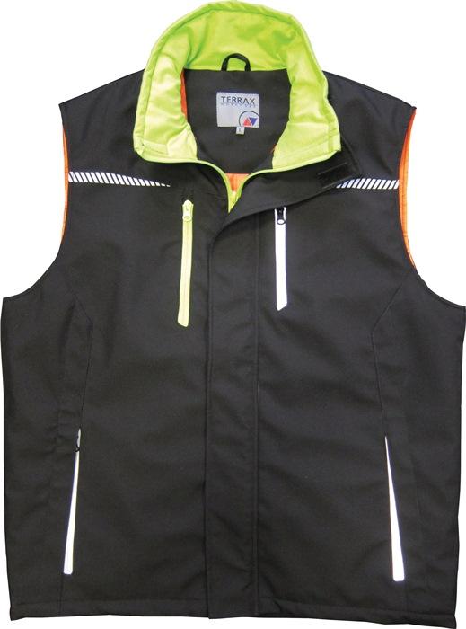 Veston professionnel pour homme Terrax Workwear taille M noir/limette 100 % PES TERRAX_0