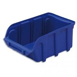 VISO BAC DE RANGEMENT À BEC 1L TEKNI AVEC PORTE ÉTIQUETTE EN POLYPROPYLÈNE BLEU L10XH7XP16CM