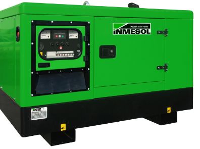 Groupe électrogène industriel 15kVA PRP / 17kVA LTP IK-017 - Inmesol - Diesel Kohler KDW1603, triphasé 400/230V_0