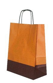 50 SACS KRAFT 24 X 31 CM MARRON/ORANGE