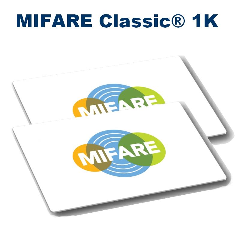 Carte RFID MIFARE Classic® 1K EV1 - Réinscriptible - Lecture-écriture - Fréquence 13,56 MHz_0