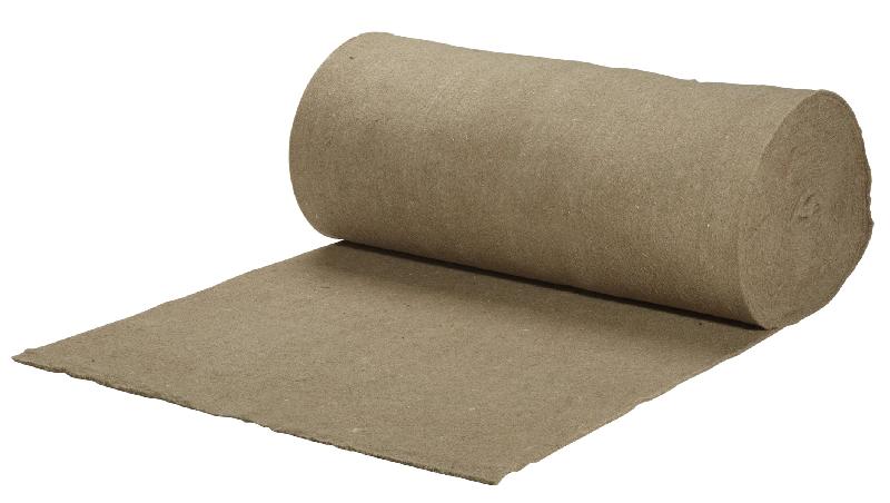 Feutre de paillage 100% jute - 25m, 1.10m - épaisseur 9mm, totalement biodégradable_0