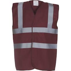 Gilet haute visibilité YOKO marron T.XXL Yoko - XXL marron polyester 6933883202909_0