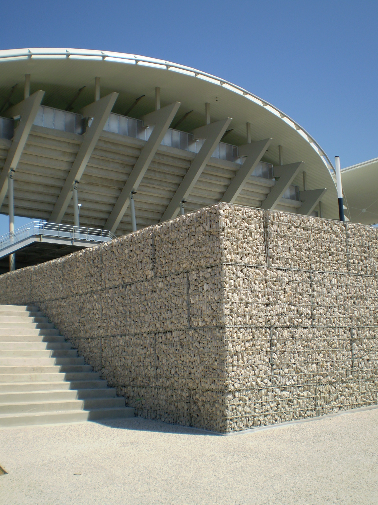 Gabion STONEBOX - Mur équipement sportif_0