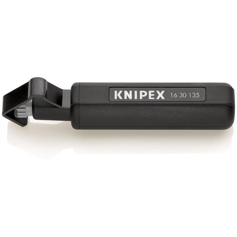 Outil à dégainer pour câbles ronds du Ø6 à 29mm - 135mm - Sur carte - KNIPEX | 16 30 135 SB_0