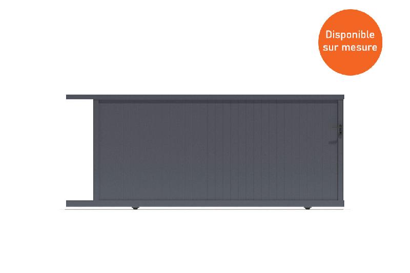 Portail coulissant plein - 4500 / 1700_0