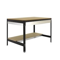 PROREGAL Établi BUFFALO avec tiroir | HxLxP 84x90x61cm | Capacité de charge 600kg | anthracite - gris métal PR_RS33-12_0